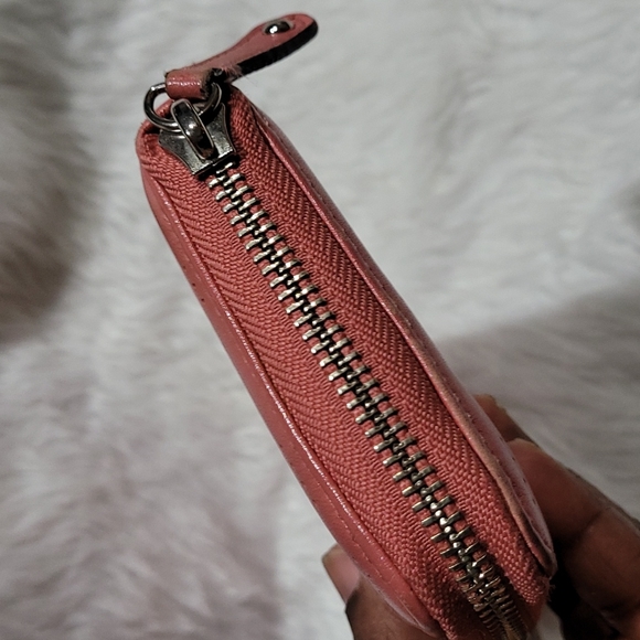 Coach Long Zip Around Wallet In Signature Canvas - Picture 3 of 16